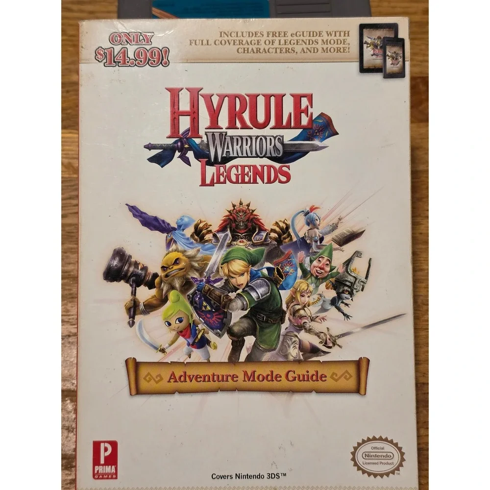 Prima Hyrule Warriors Legends Adventure Mode Guide Nintendo 3DS Strategy Book